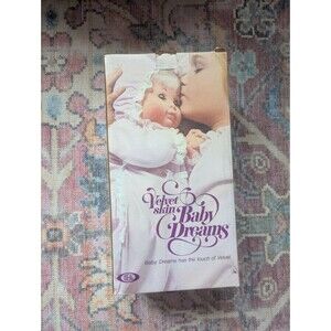 Vintage Ideal Toys Velvet Skin Baby Dreams Doll Box 1975 w/ Nightgown
